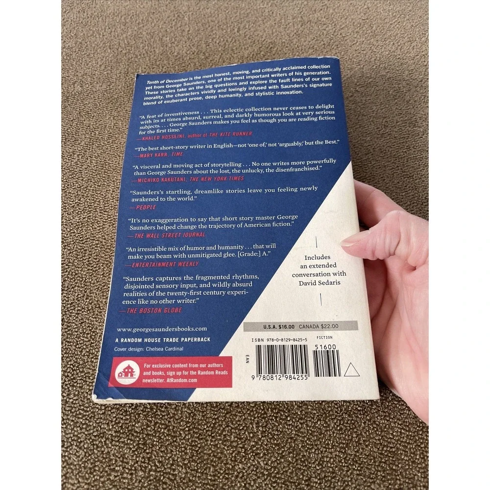 Tenth Of December: Stories: By George Saunders softcover book (TD)
